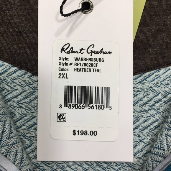 Robert Graham Warrensburg 1/4 Zip Sweater‎ - Picture 6 of 6